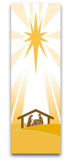 Nativity Scene Banner