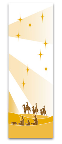 Three Kings, Christmas Banner