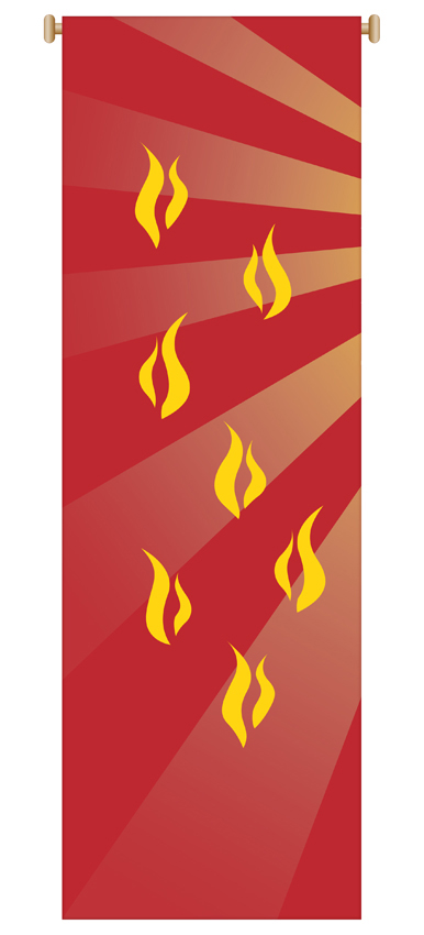 Flames of the Holy Spirit  Banner