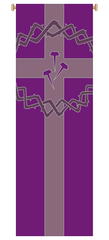 Crown of Thorn and Nails Banner