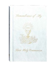 Girl White Rememberence of My First Communion Gift Mass Book