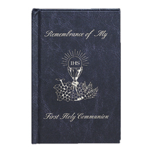 Boy Black Gift Rememberence of My First Communion Mass Book