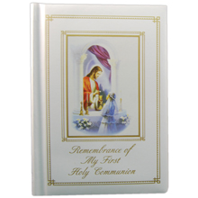 Girl White Full Color 1st Communion Gift Mass Book