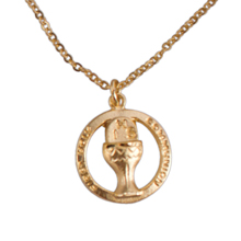 Gold Plated Chalice Pendant