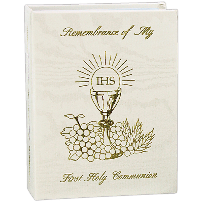 White First Communion Photo Album