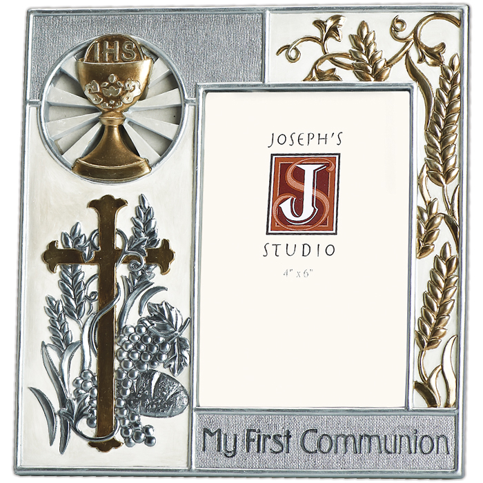 8" Ht. First Communion Photo Frame