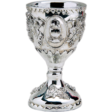 Silver Plated Resin Chalice