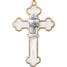 Mother of Pearl First Communion Wall Cross