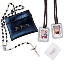 Boy's Rosary First Communion Set