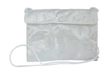 Girl's Satin Brocade First Communion Purse