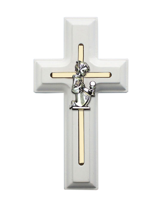 73-D307 - 5"WHITE COMMUN CROSS