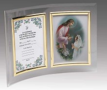 Curved Acrylic Certificate Frame