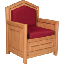 Wood Celebrant Chair