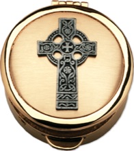 12 to 15 Host Celtic Cross Pyx