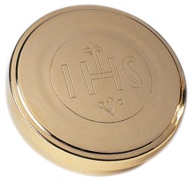 IHS Engraved Pyx - 40 Host Capacity