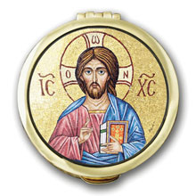 Mosaic Jesus Medium Pyx