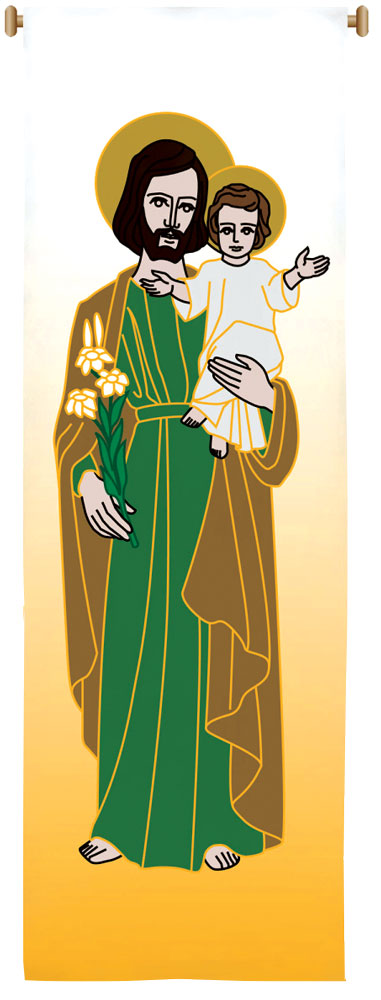 St. Joseph & Child Color Banner