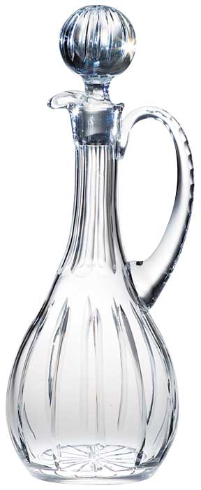 Crystal Flagon With Ball-Shaped Stopper