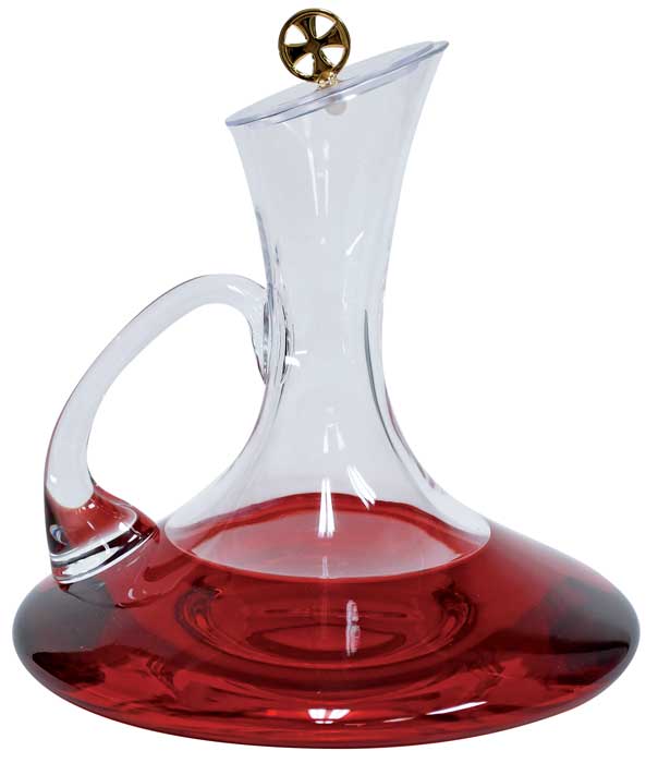 Crystal Glass Flagon Without Lid