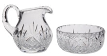 Crystal Lavabo Set Bowl and Pitcher