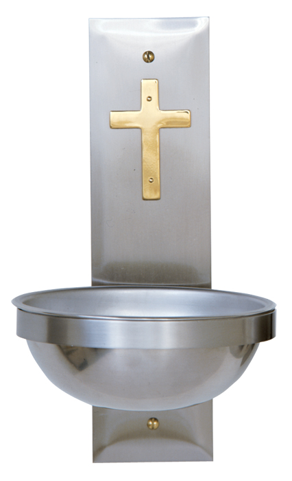Stainless Steel Wall Holy Water Font