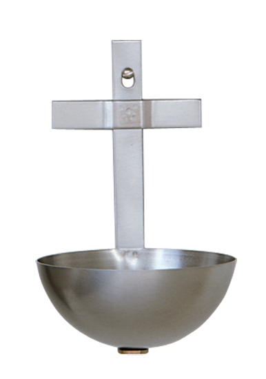 Stainless Steel Wall Holy Water Font