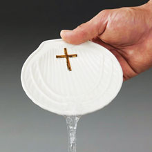 Baptismal Shell White