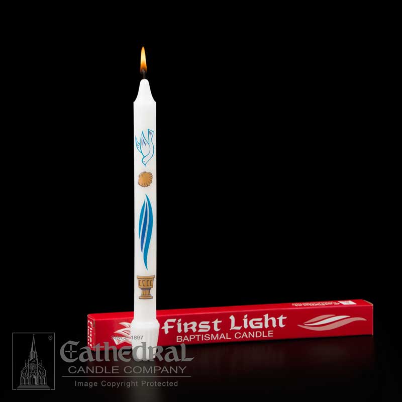 First Light Baptism Candle