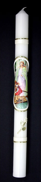 Guardian Angel Baptismal Candle