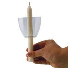 Clear Candlelight Service PVC Drip Protector