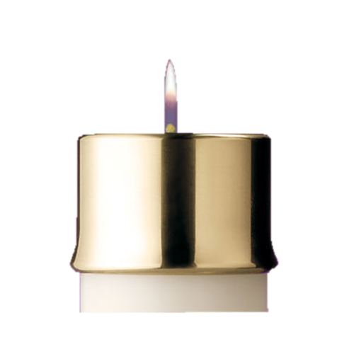 Brass Follower for Paraffin Canister Candle Shell