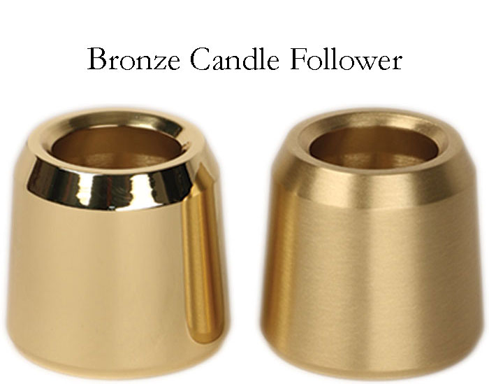 Altar Candle Follower. 780635. Tonini Church Supply