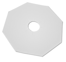 3 5/8" Octagonal Paper Bobeches