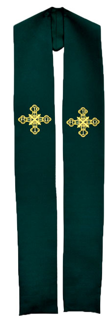 CROSS OVERLAY STOLE