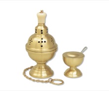 Brass Censer and Boat