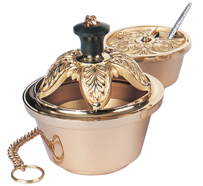 Leaf Design Censer and Boat