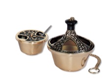 HIGH POLISH CENSER & BOAT