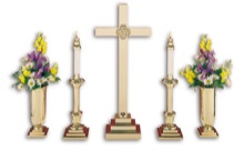 Brass Altar Set
