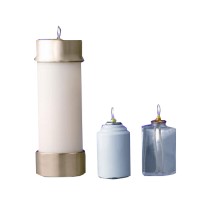 3 1/2" Dia. Liquid Paraffin Canister Candle Shell
