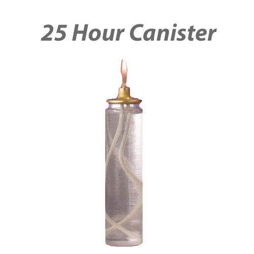 25 Hour Clear Liquid Paraffin Canister