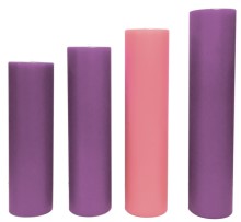 Refillable Ascending Oil Burning Advent Candle Set