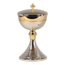 Gold and Silver Plated Ciborium