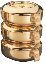 TRIPLE STACKING CIBORIUM-SET