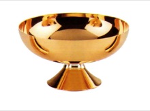 Brass Two Tone Contemporary Open Ciborium