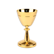 Brushed Satin Gold Plate Finish Chalice