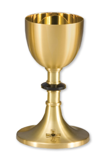 Satin 24kt Gold Finish Chalice