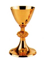 Gold Plated Brass Chalice