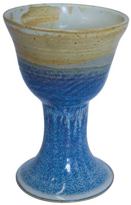 Ceramic Chalice and Dish Paten