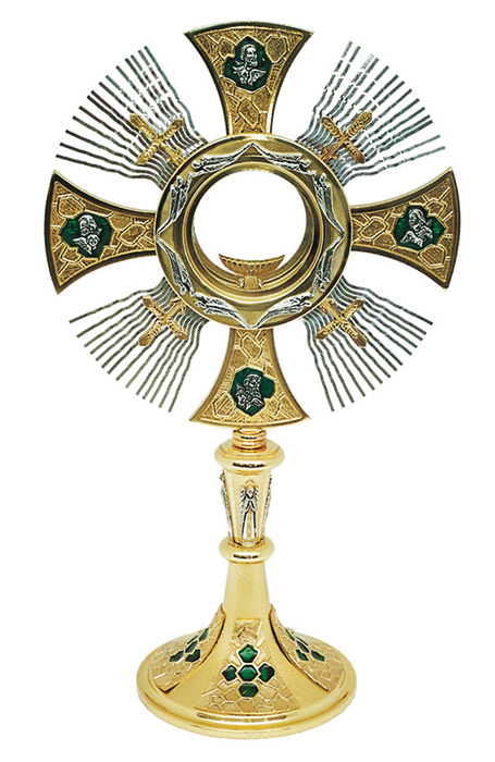 Radiant Four Evangelist Monstrance