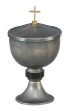 Ciborium with Hammered Finish